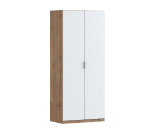 Шкаф двухдверный Макс 1000 мм, вариант №4 (ЛДСП, корпус дуб вотан)