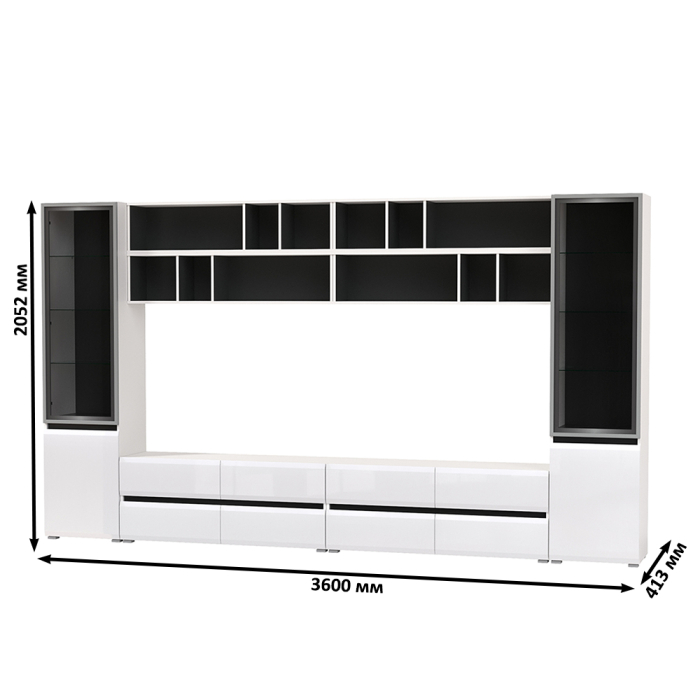 Стенки для гостиной, Сидней Комплектация № 95