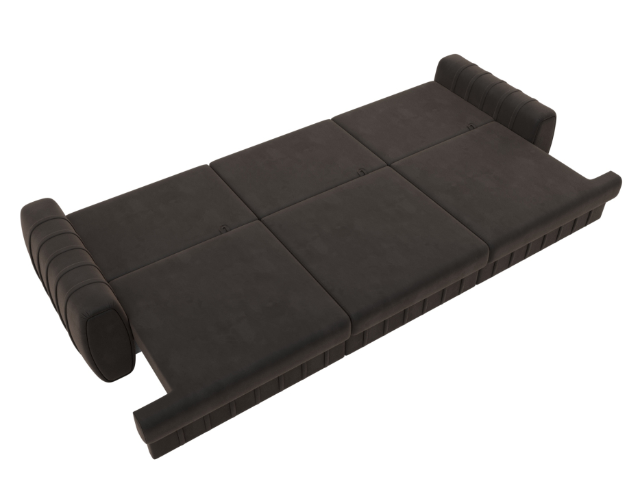 Диваны еврокнижки, Диван прямой Лига-057 НПБ Лонг, велюр SEVEN