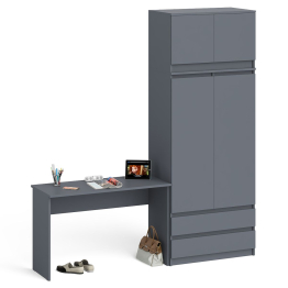 Стол письменный Мори 1200 и шкаф 900 с антресолью