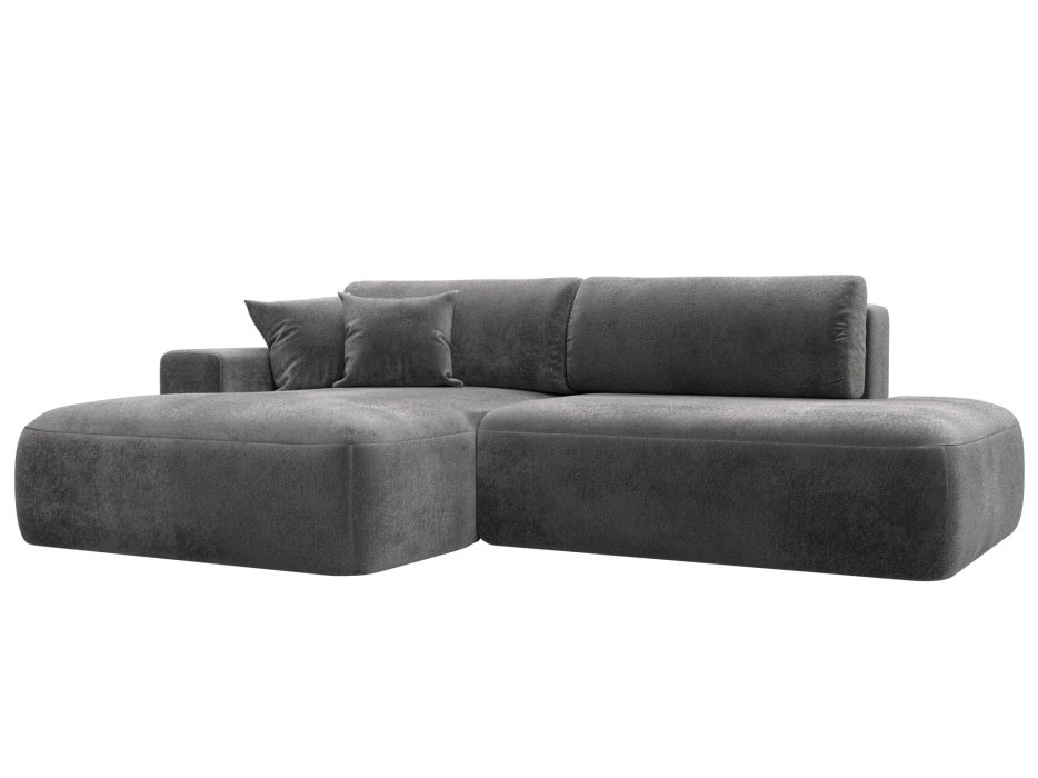 Диваны угловые в гостиную, Диван угловой Лига-036 НПБ Модерн левый угол, велюр TOWER