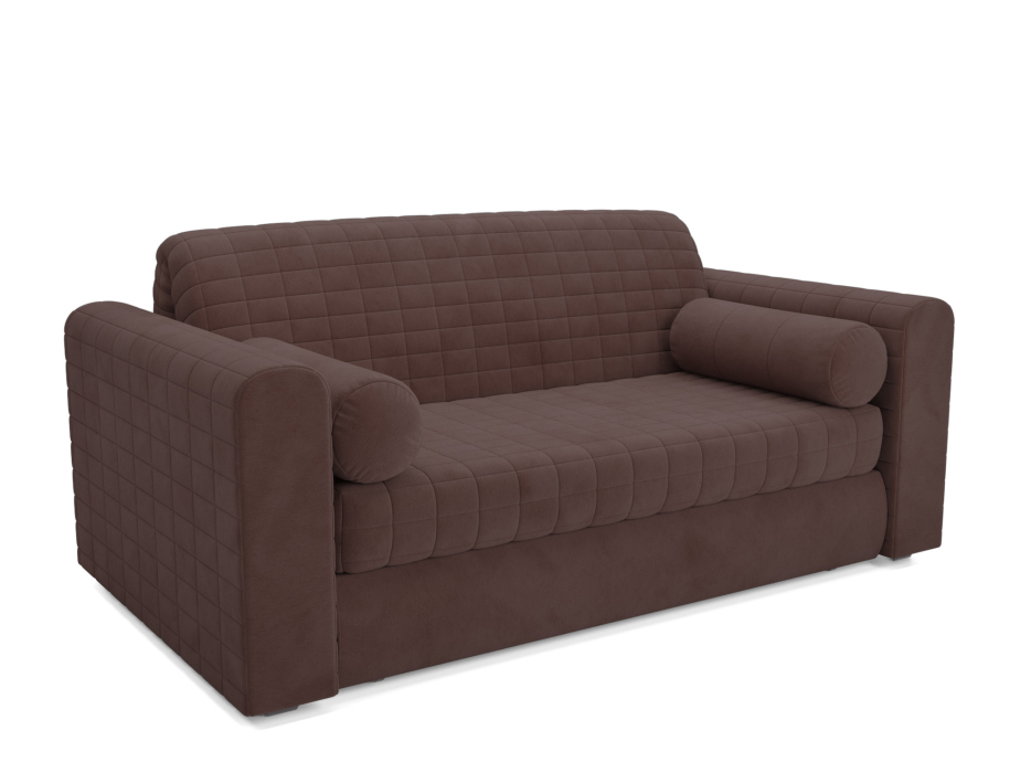 Диваны с ящиком для белья, Диван аккордеон Барон №5 НПБ 155х200 Велюр