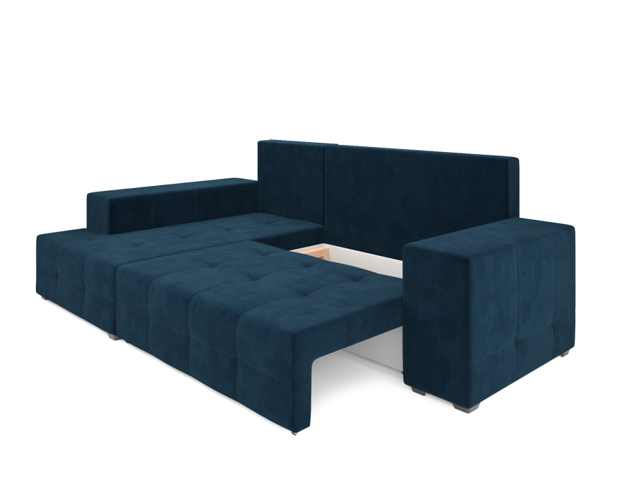 Диваны угловые в гостиную, Диван угловой Монреаль Левый угол (Велюр)