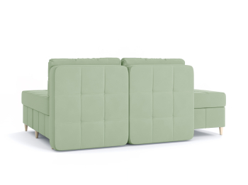 Диван-кровать угловой Оливер Люкс 2 еврокнижка-трансформер, велюр