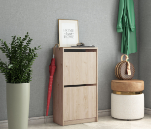 Обувница с 2-мя откидными фасадами Реан