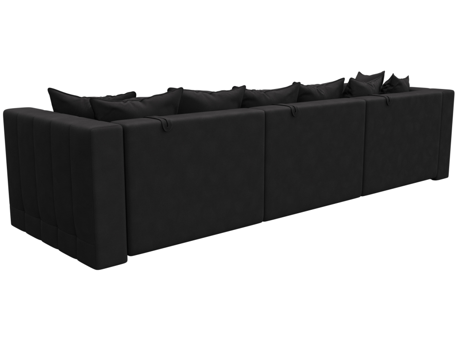 Дизайнерские диваны для гостиной, Диван прямой Лига-052 НПБ Лонг, замша JOLY