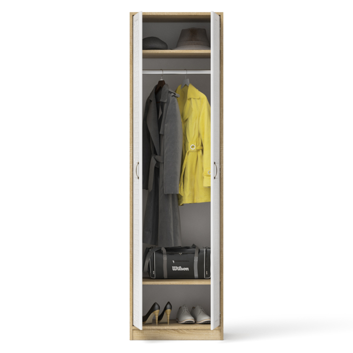 Шкафы распашные, Шкаф П-6 МДФ фрезеровка ромб