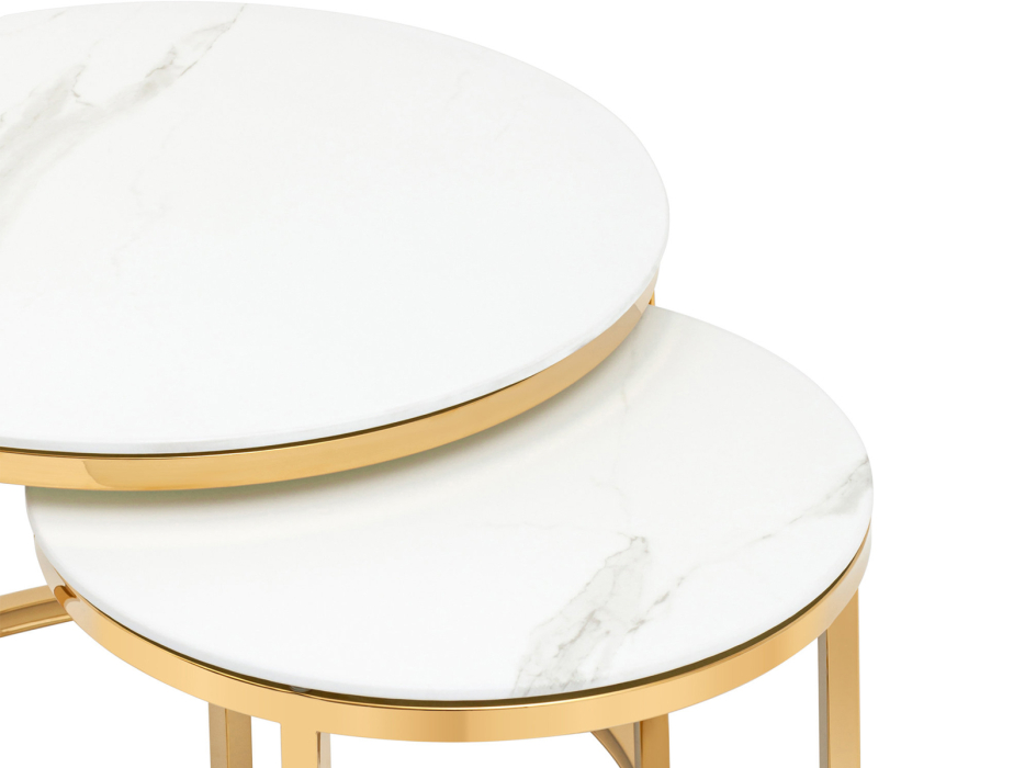 Журнальные столики, Набор журнальных столиков STOOL GROUP Селена 60 и 45 см