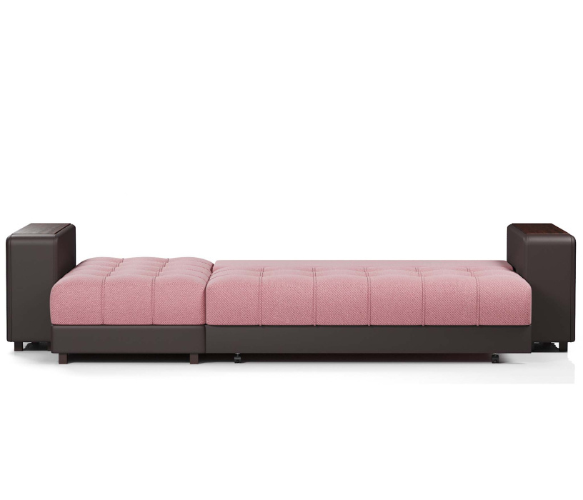 Диваны угловые в гостиную, Диван-кровать угловой  Дубай еврокнижка,велюр+экокожа