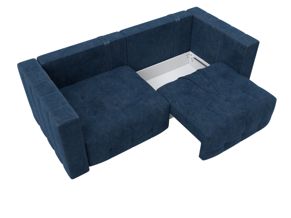 Дизайнерские диваны для гостиной, Диван прямой Лига-052 НПБ, велюр BRUT