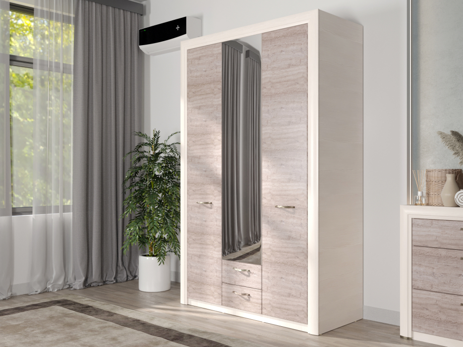 Для одежды, Шкаф 3D2S Z, OLIVIA