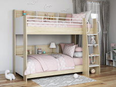 Кровати двухъярусные, Кровать двухъярусная "Соня 5" правая (Белый)