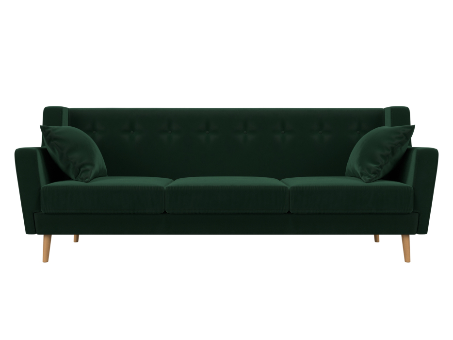 Диваны прямые кухонные, Прямой диван Брайтон 3, велюр