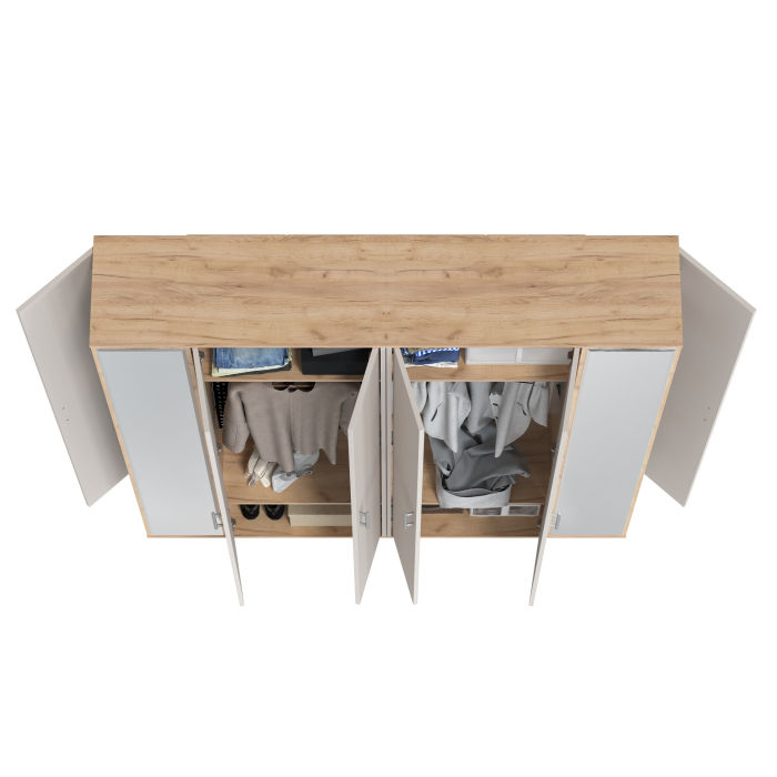 Прихожие, Две прихожих с зеркалом Домино-мини 2-3421