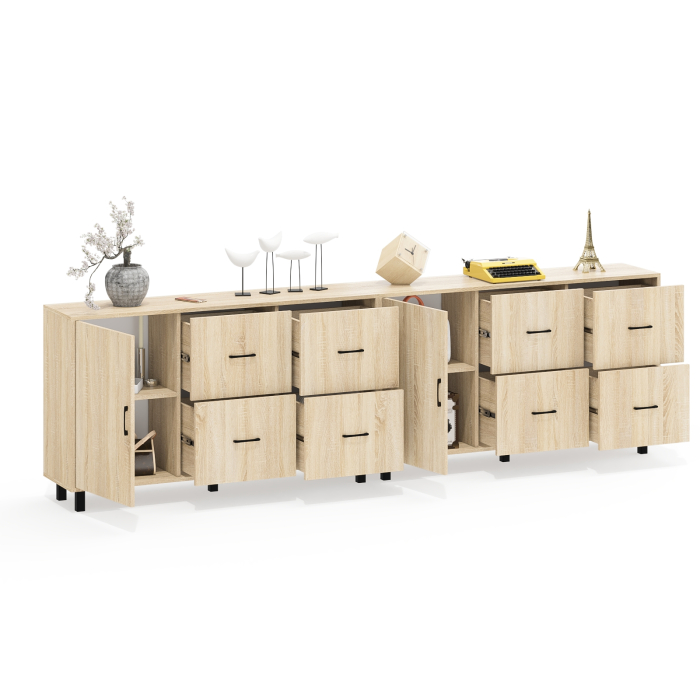 ТВ-тумбы, Два комода-тумбы с выдвижными ящиками и дверками РВК 125-1504