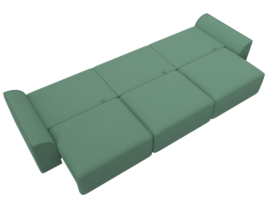 Диваны еврокнижки, Диван прямой Лига-048 НПБ Лонг, рогожка Амур