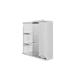 Шкаф навесной ЭТЬЕН-75 правый с подсветкой  (ПВХ)