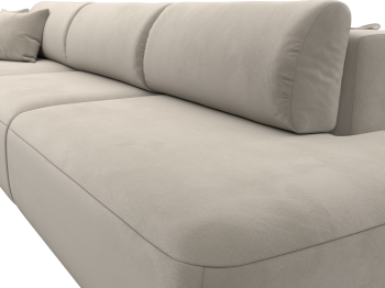 Диван угловой Лига-036 Модерн Лонг левый угол, микровельвет