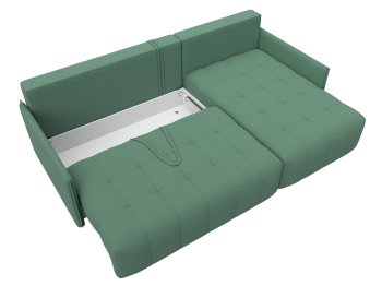 Диван угловой Лига-054 НПБ угол универсальный, рогожка Амур