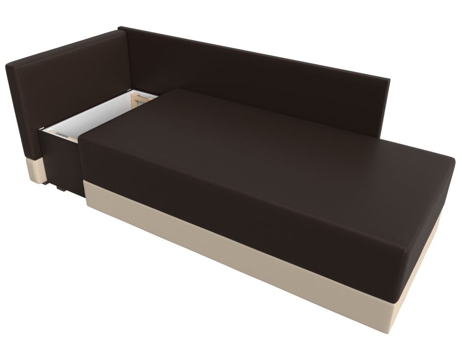 Кушетка диван, Кушетка Никас левая, экокожа