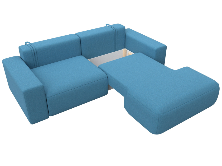 Диваны угловые в гостиную, Диван угловой Лига-036 НПБ Классик правый угол, рогожка Амур