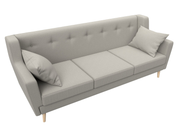 Диван кухонный прямой Брайтон 3, рогожка Амур