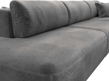 Диван угловой Лига-036 НПБ Модерн Лонг правый угол, велюр TOWER