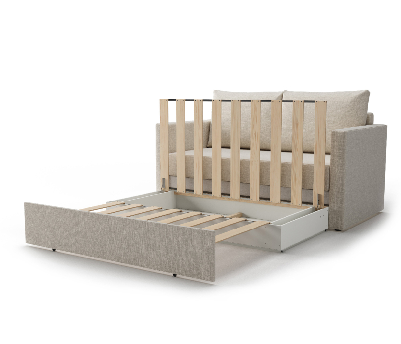 Диваны кровати со спальным местом, Диван-кровать Альфа, рогожка