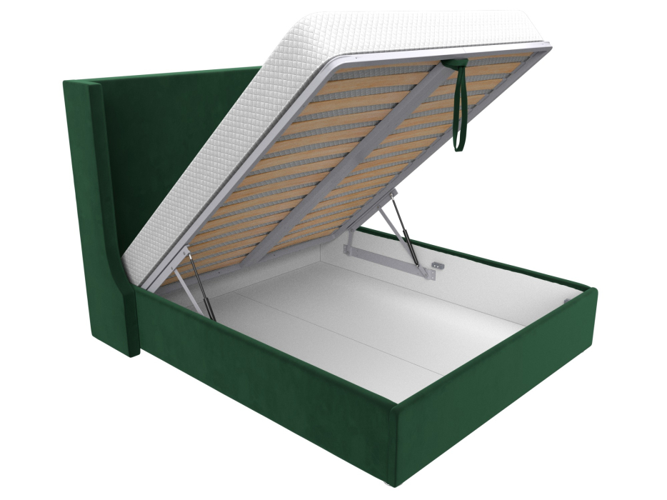 Мягкая кровать, Кровать интерьерная Ларго 160, велюр