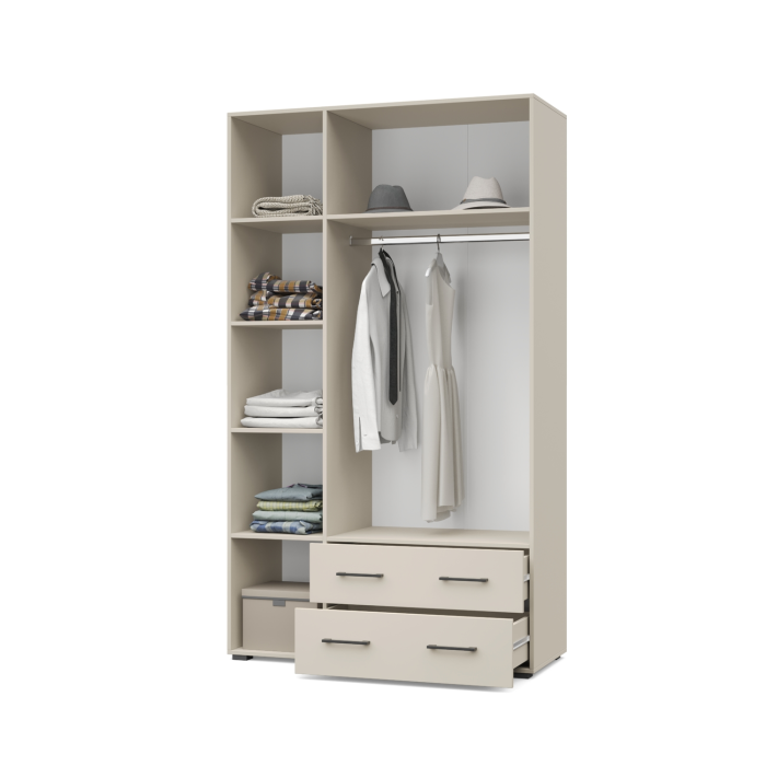 Шкафы распашные, Модульная система Ева Е33 Шкаф