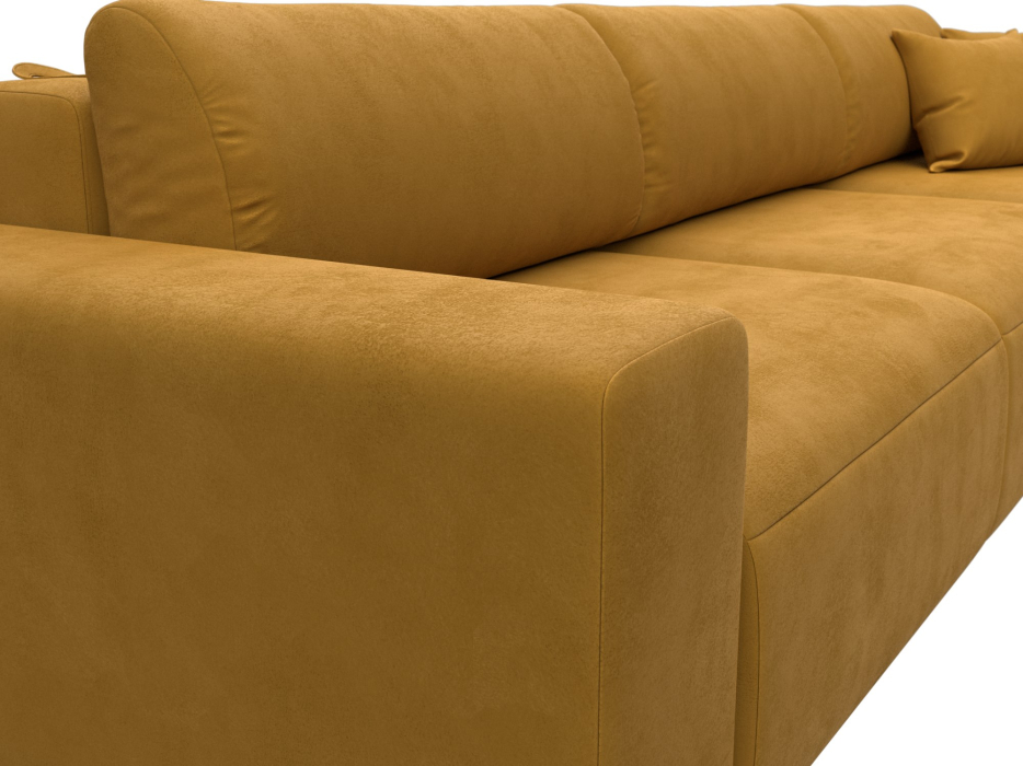 Диваны еврокнижки, Диван прямой Лига-036 НПБ Классик Лонг, велюр BRUT