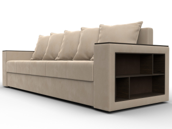 Диван прямой Дубай Лайт, велюр