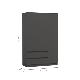 Шкаф для одежды Берген 82.02 (3х дв.)