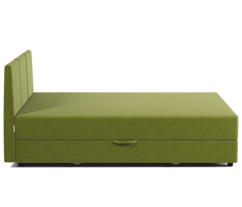 Мягкая кровать, Кровать тахта односпальная с подъемным механизмом и матрасом Классика 90, велюр