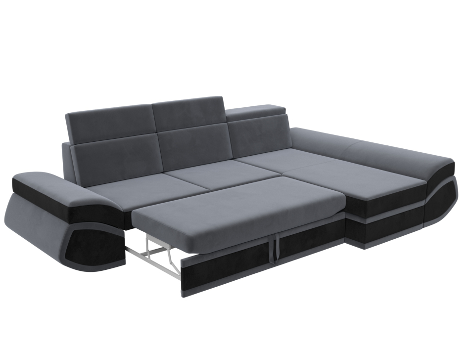 Диваны угловые в гостиную, Диван угловой Лига-032 правый угол, велюр