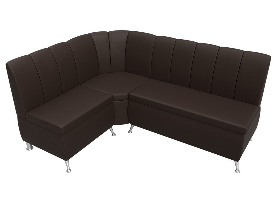 Кухонные уголки, Диван кухонный угловой Кантри левый угол, экокожа