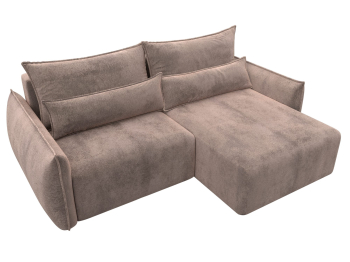 Диван угловой Лига-051 НПБ угол универсальный, велюр TOWER