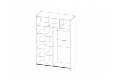 Соренто спальня Шкаф-купе 1500