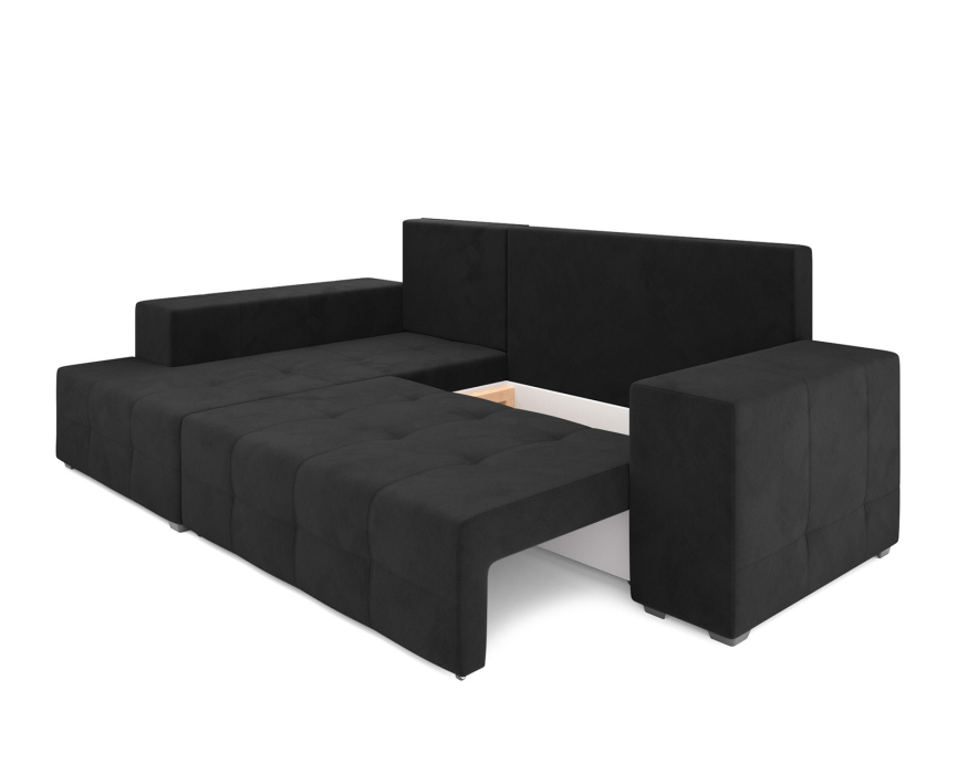 Диваны угловые в гостиную, Диван угловой Монреаль Левый угол (Велюр)