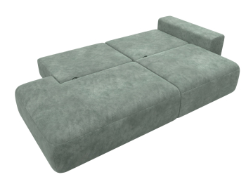 Диван прямой Лига-036 НПБ Модерн подлокотник справа, велюр BRUT