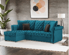 Диваны угловые в гостиную, Диван угловой Берлин (Бархат)