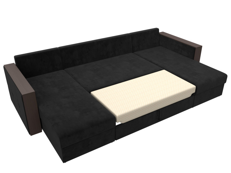 Диваны выкатные, П-образный диван Валенсия, велюр