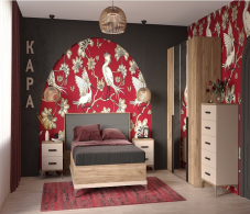 Спальные гарнитуры, Спальня Кара. Комплект 3