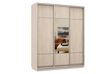 Шкаф-купе Премьер Лайт 24 (08;05;08) трехдверный