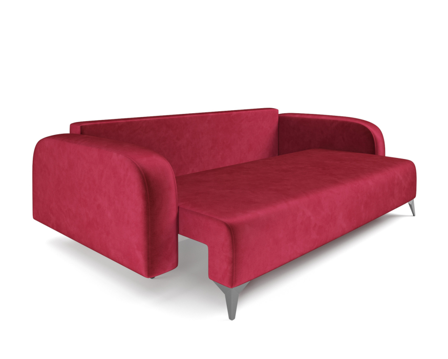 Диваны с ящиком для белья, Диван прямой тик-так Цюрих (Бархат)