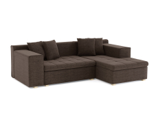 Диваны угловые в гостиную, Диван угловой Чикаго без механизма, рогожка