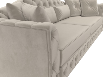 Прямой диван Артис, микровельвет