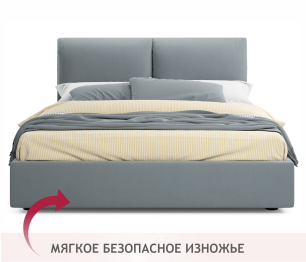 Мягкая кровать Vita 1600 с подъемным механизмом