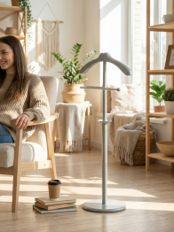 Вешалка костюмная В 25Н серый