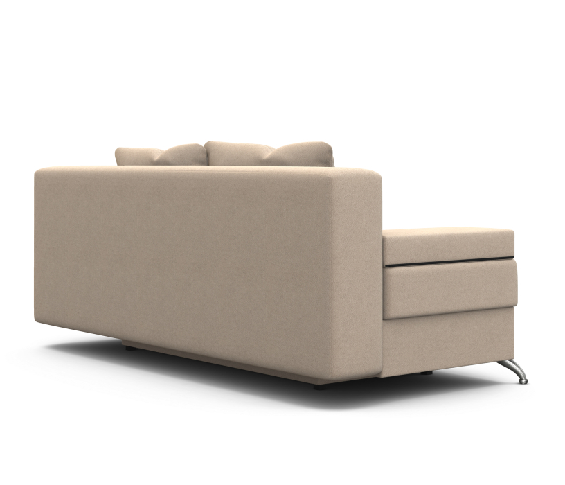 Диваны с ящиком для белья, Диван-кровать Лайт, велюр